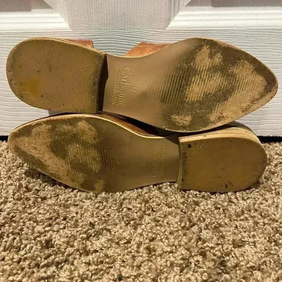 Catherine Malandrino Alaney D'Orsay Vegan Flat Brown Size 6 - Picture 6 of 7